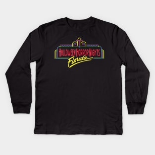 Halloween Horror Nights - 90's throwback Kids Long Sleeve T-Shirt